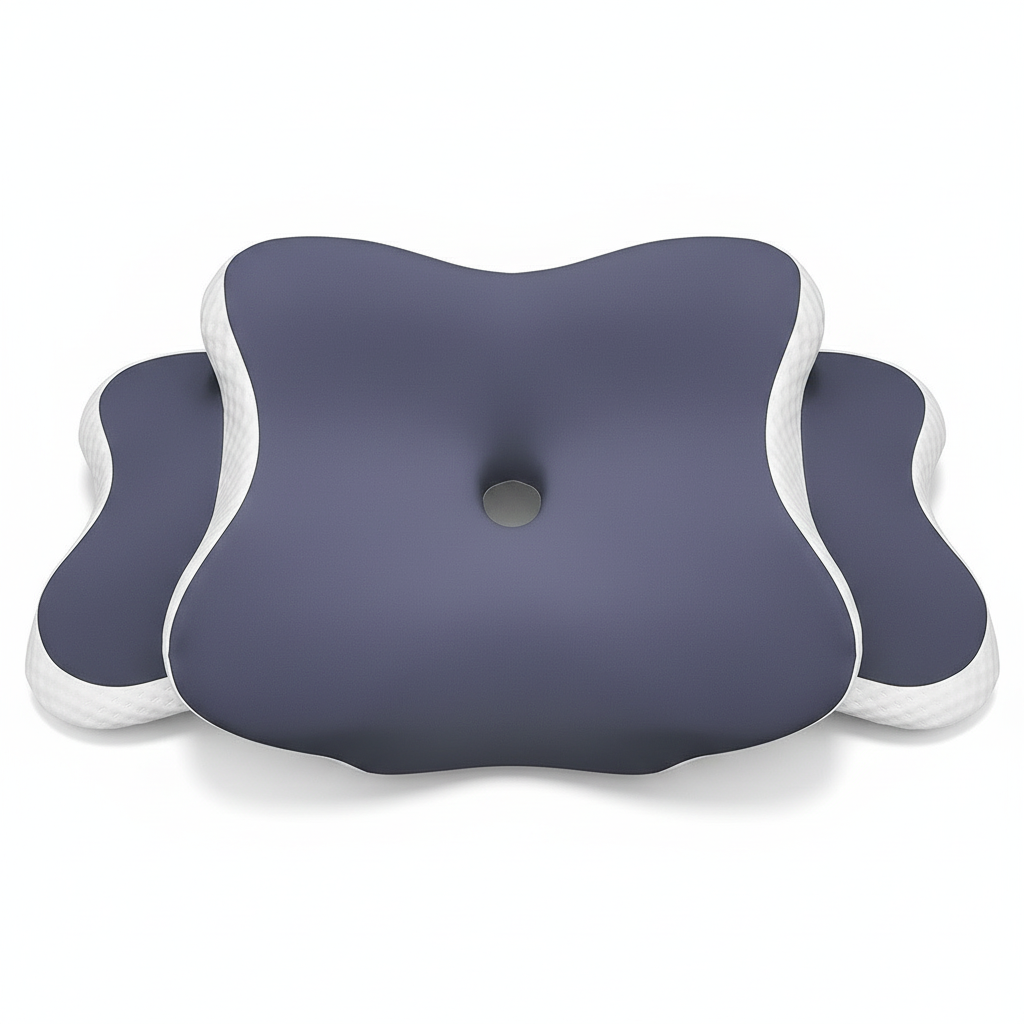 Memory Foam Pillow Cervical Pillow Neck Pain Relief Contour Ergonomic Orthopedic Neck Support for Side Back Stomach Sleeper Gift