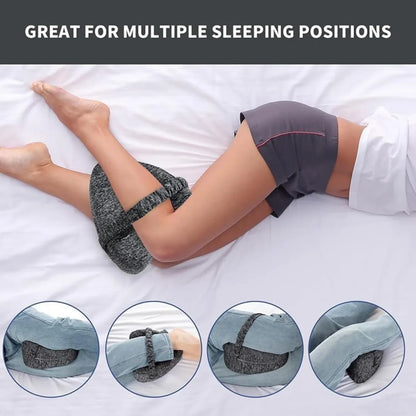 Memory Foam Leg Knee Foam Support Pillow Side Sleeper Sciatica Orthopedic Sciatica Back Hip Relief Pillow For Bed Sofa